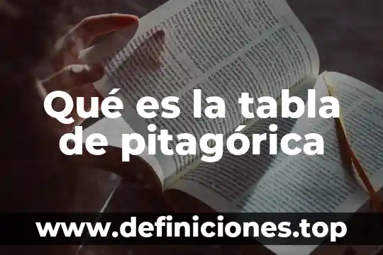 Qué es una tabla proporcional y no proporcional 6 Qué es la tabla de pitagórica