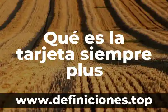 Que es el seguro libra plus de banamex 5 Qué es la tarjeta siempre plus