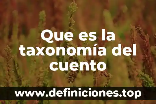 Que es hiperbole en un cuento 6 Que es la taxonomía del cuento