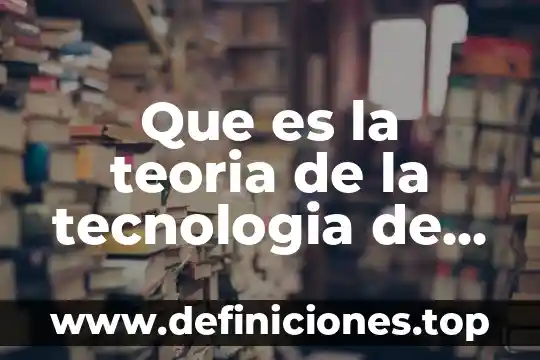 Que es la teoria de la tecnologia de placas