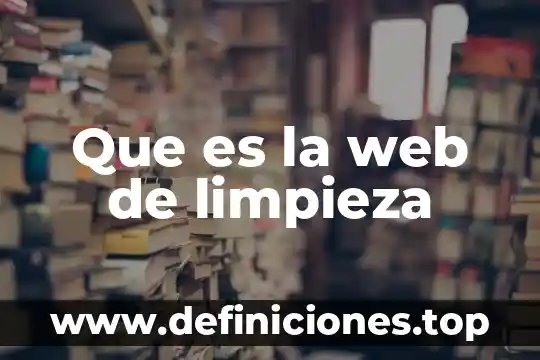 ¿Qué es una computadora y por qué se parece? 7 Que es la web de limpieza