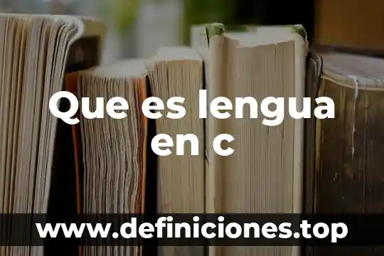 Método del peps que es 8 Que es lengua en c