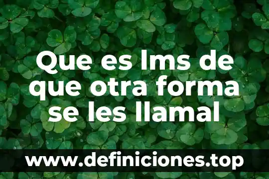 Extrañar de una forma sentimental que es 7 Que es lms de que otra forma se les llamal
