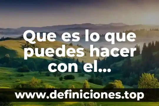 Que es lo que puedes hacer con el pasaporte