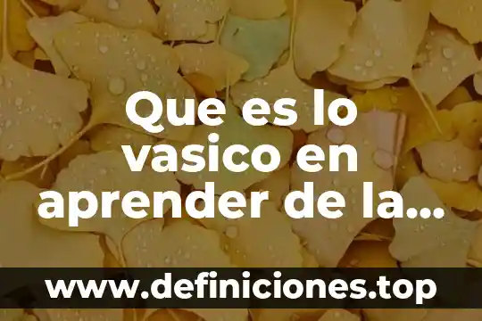 Que es la enfermedad cuesta trabajo aprender 3 Que es lo vasico en aprender de la fisica