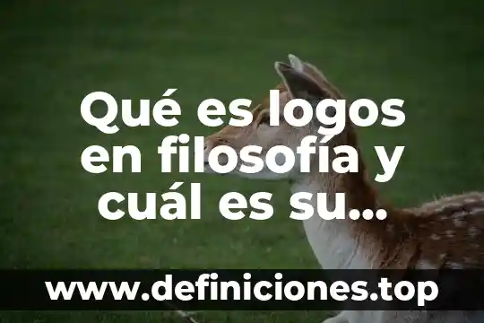 Qué es el área académica y cuál es su finalidad 5 Qué es logos en filosofía y cuál es su importancia
