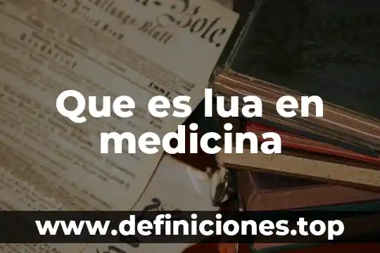 Que es un comando interno ms dos 6 Que es lua en medicina