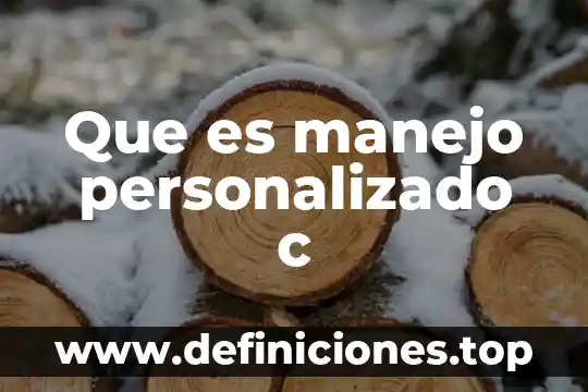 Que es el programa de manejo del fuego de conafor 4 Que es manejo personalizado c