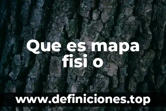 Que es un mapa tematico de argentina 7 Que es mapa fisi o