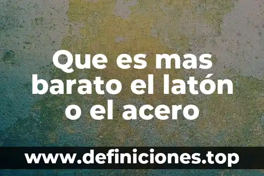 Que es mas barato el triplay o el mdf 4 Que es mas barato el latón o el acero