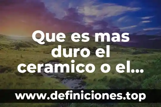 Que es dar formato a un disco duro 5 Que es mas duro el ceramico o el metal