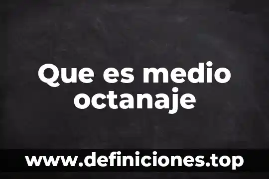 Que es un semillero de estudio 4 Que es medio octanaje