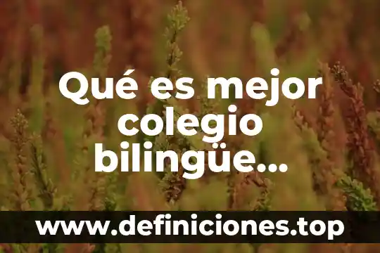 Qué es mejor colegio bilingüe Quetzal Escudo