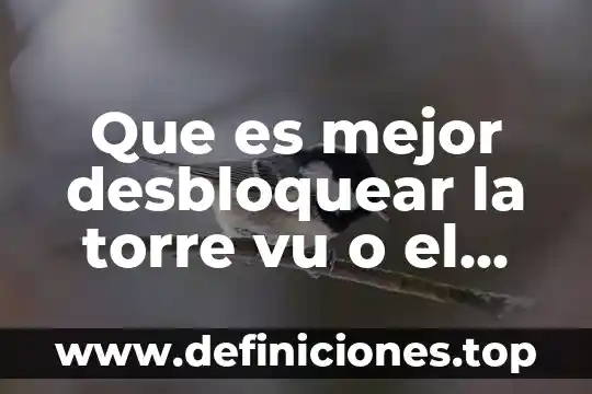 Qué es una torre de colapsamiento para la industria del plástico 5 Que es mejor desbloquear la torre vu o el aeropuerto