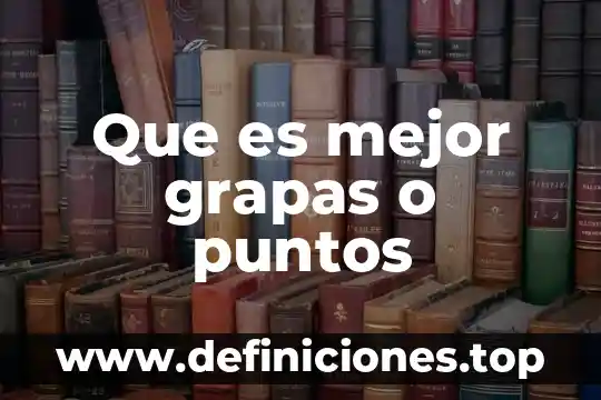 Puntos blancos en los ganglios estan inflados que es 8 Que es mejor grapas o puntos