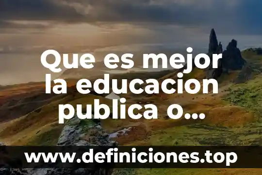 Que es el pmi en educacion 8 Que es mejor la educacion publica o privada en mexico