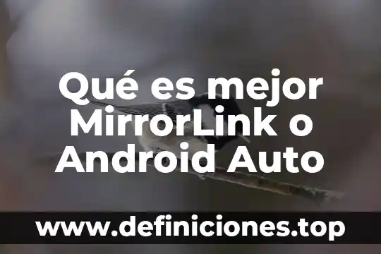 En derecho que es un auto secreto 3 Qué es mejor MirrorLink o Android Auto