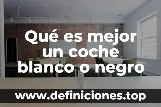 Que es cuando te sale algo blanco en las anginas 5 Qué es mejor un coche blanco o negro