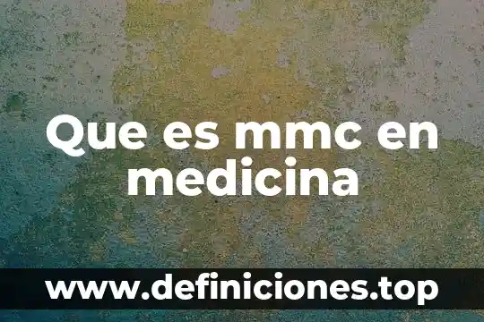Que es linimentos en medicina 4 Que es mmc en medicina