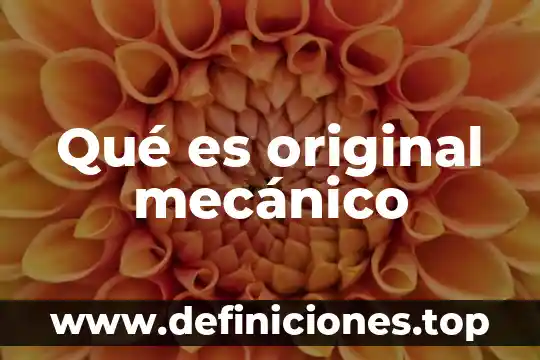 Que es el ventilador mecánico 8 Qué es original mecánico