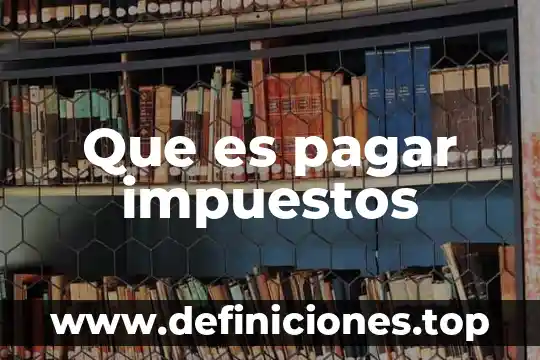 Que es el monto minimo a pagar 3 Que es pagar impuestos