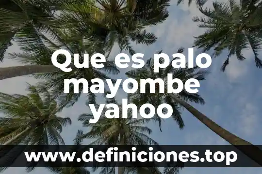 Que es la isomeria optica yahoo 4 Que es palo mayombe yahoo