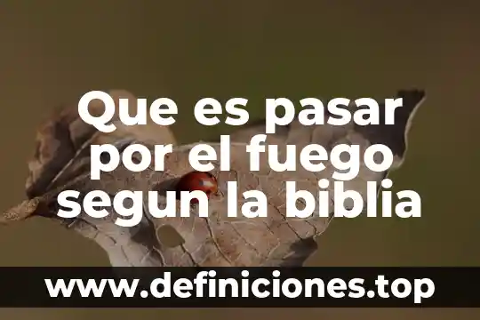Que es pasar datos móviles de un celular a otro 3 Que es pasar por el fuego segun la biblia