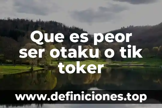 Que es ser una persona afroamericana 6 Que es peor ser otaku o tik toker