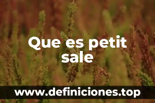 Qué es lo blanco que le sale a las mujeres 4 Que es petit sale