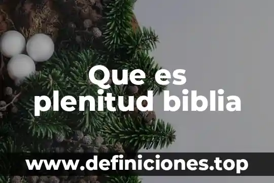 Que es el seol en la biblia catolica 8 Que es plenitud biblia