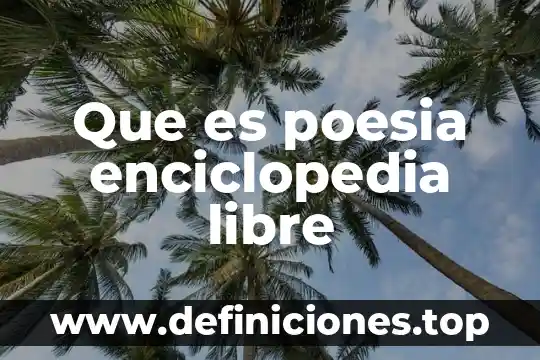 Que es poesia virtual yahoo 6 Que es poesia enciclopedia libre