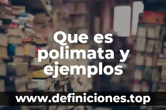 Que es puntillismo y ejemplos 5 Que es polimata y ejemplos