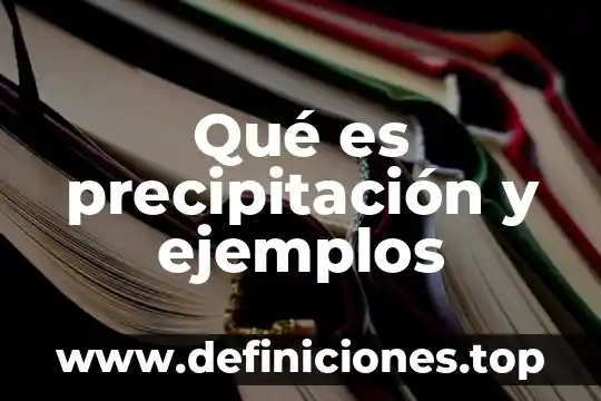 Que es puntillismo y ejemplos 7 Qué es precipitación y ejemplos