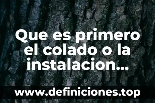 Que es traccion electrica 8 Que es primero el colado o la instalacion electrica