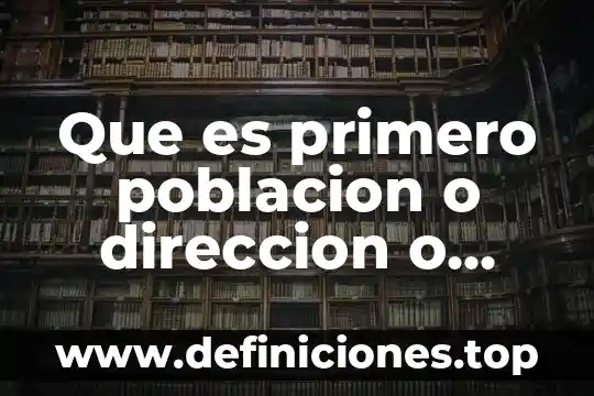 Qué es el código postal en una tarjeta de crédito 4 Que es primero poblacion o direccion o codigo postal