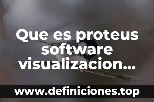 Que es el software proteus 4 Que es proteus software visualizacion 3d