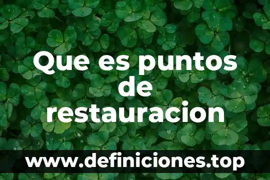 Puntos blancos en los ganglios estan inflados que es 4 Que es puntos de restauracion
