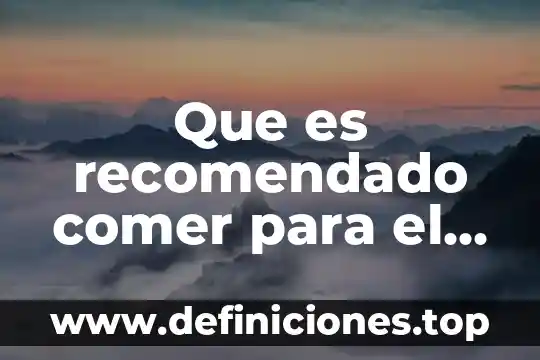 Piedra blanca para comer de que es 3 Que es recomendado comer para el gumnasio