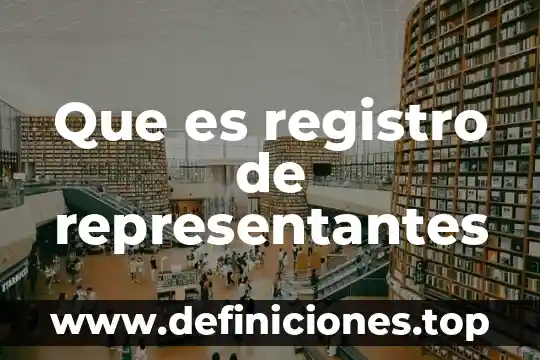 Que es el registro de canciones 5 Que es registro de representantes