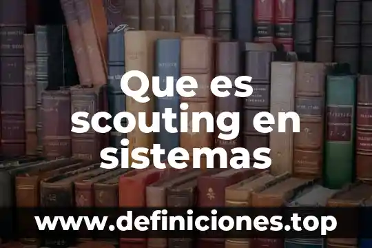 Sistemas normativos indígenas que es 7 Que es scouting en sistemas