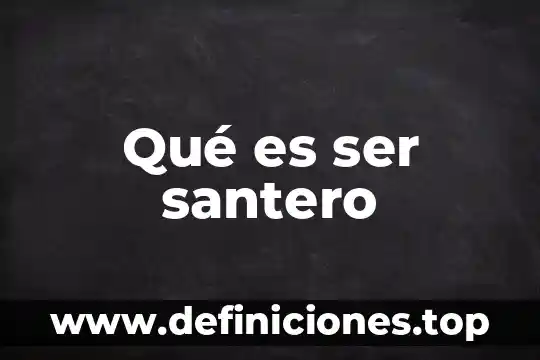 Que es ser peji 5 Qué es ser santero