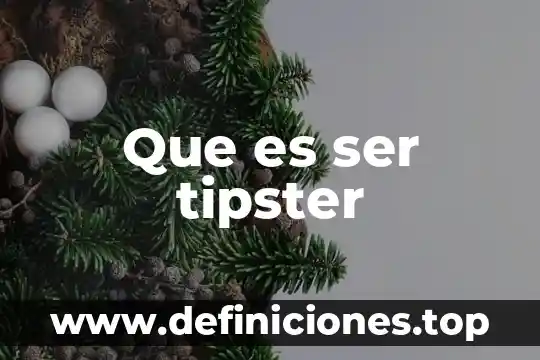 Que es ser tipster