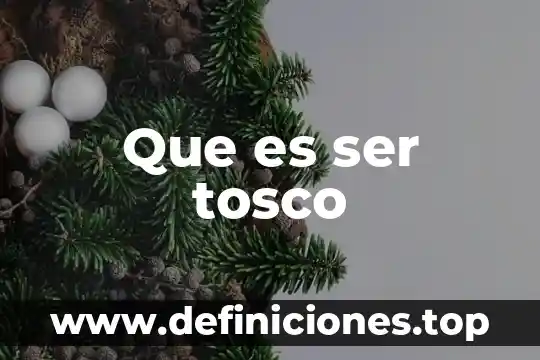 Que es ser un gallego 3 Que es ser tosco