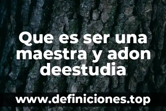 Qué es mejor maestra de primaria o preescolar 6 Que es ser una maestra y adon deestudia