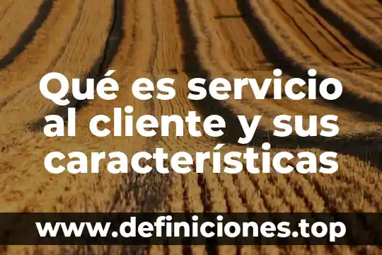 Que es un programa de seguridad y para que sirve 6 Qué es servicio al cliente y sus características
