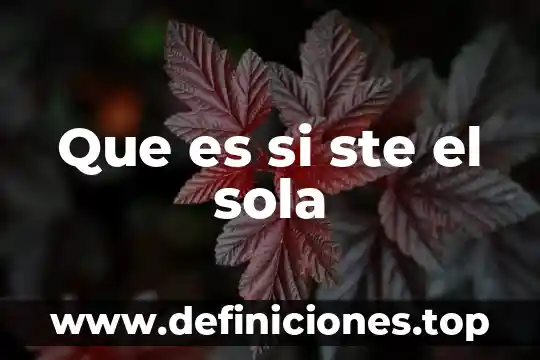 Que es quemarse sola 3 Que es si ste el sola