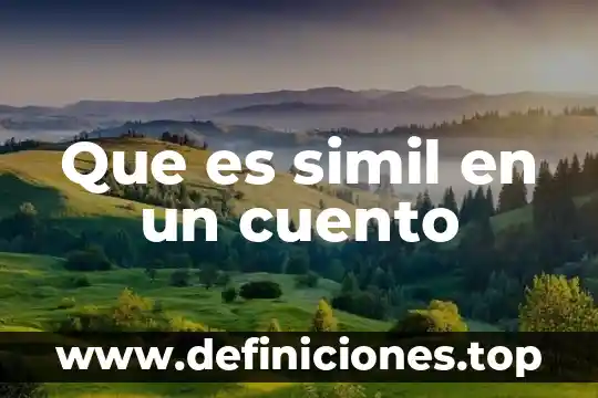 Que es el preoducto interno bruto 4 Que es simil en un cuento