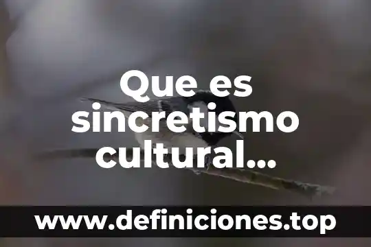 Que es productividad por especializacion 6 Que es sincretismo cultural caracterizticas y ejemplos