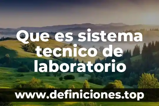 Que es el sistema para la mejora continua 5 Que es sistema tecnico de laboratorio