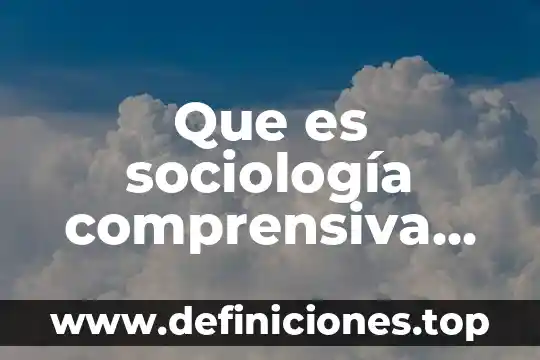 Que es la moda en sociologia 3 Que es sociología comprensiva mapa conceptual